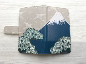 富士山と松